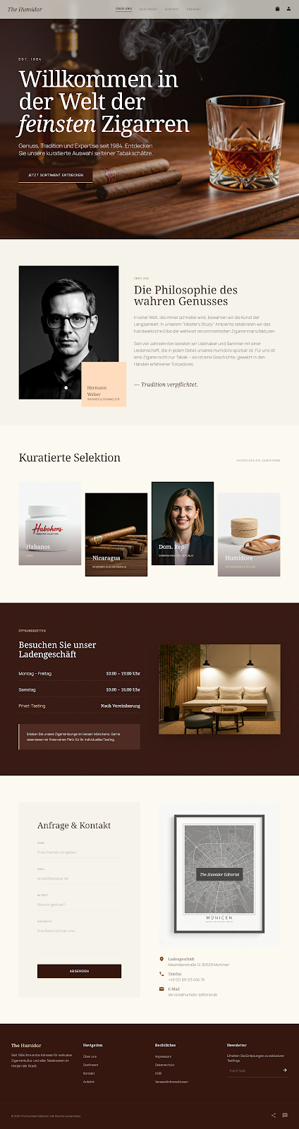Design-Inspiration: Zigarrenhandel Oder Hersteller